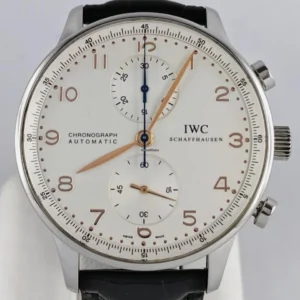 IWC Portuguese Stainless Steel Silver Dial 41mm Automatic Mens Watch IW371404