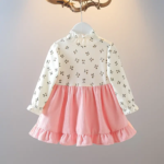 Pink Corduroy baby girl dress - Image 2