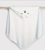 Cute Cartoon Design, Baby Towel And Hooded Bathrobe, Blanket, Absorbent, Soft And Skin-Friendly, Suitable for Children 0,