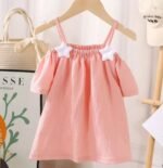 sweet star cold-shoulder dress