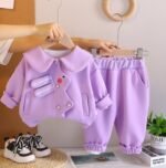 Girl'bunny-themed co-ord set