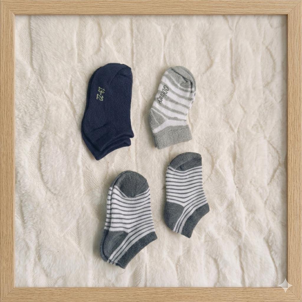 Cozy steps baby sock set